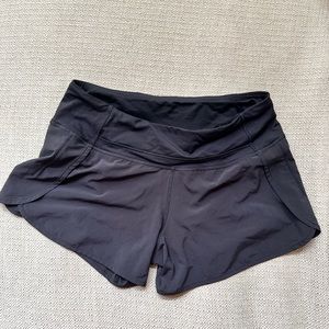 Lululemon shorts. Mid height